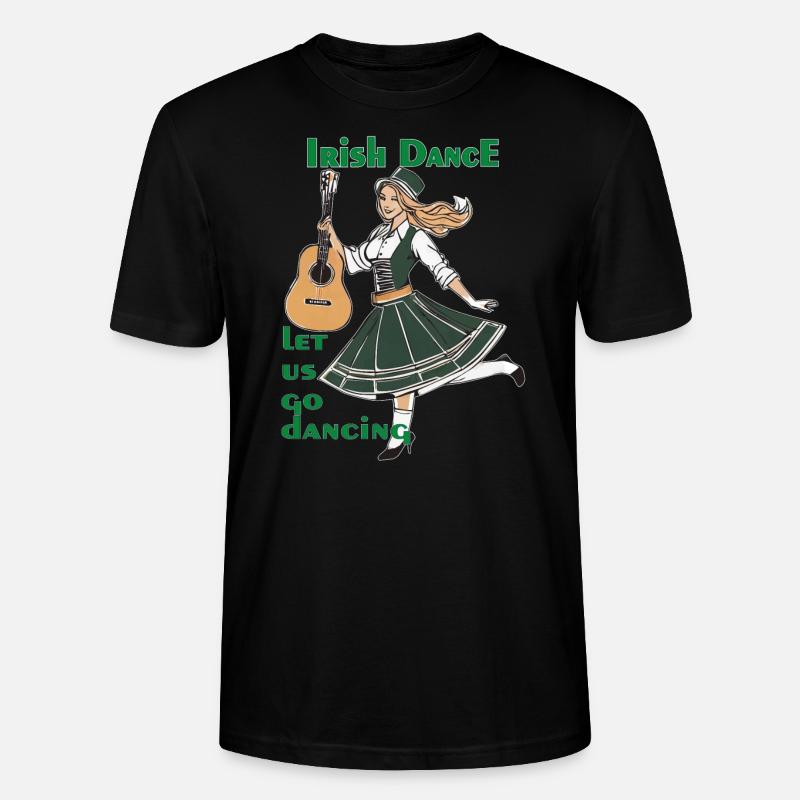 DANSE IRLANDAISE Allons danser - T-shirt bio CRAFTER Stanley Stella Unisexe - noir