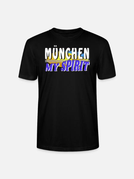 MUNICH MON - T-shirt bio CRAFTER Stanley Stella Unisexe - noir