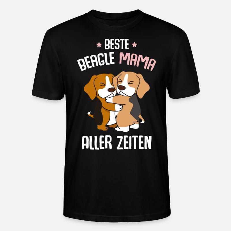 Meilleure maman beagle - T-shirt bio CRAFTER Stanley Stella Unisexe - noir