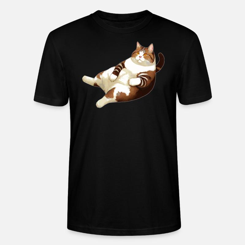 GRAISSE DE CHAT COUCHÉE - T-shirt bio CRAFTER Stanley Stella Unisexe - noir