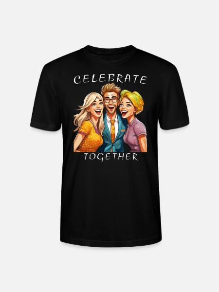 FREUNDE CELEBRATE TOGETHER - Stanley/Stella Unisex Bio-T-Shirt CRAFTER - Schwarz
