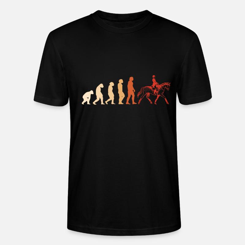 Cavalier Evolution Concours complet - T-shirt bio CRAFTER Stanley Stella Unisexe - noir