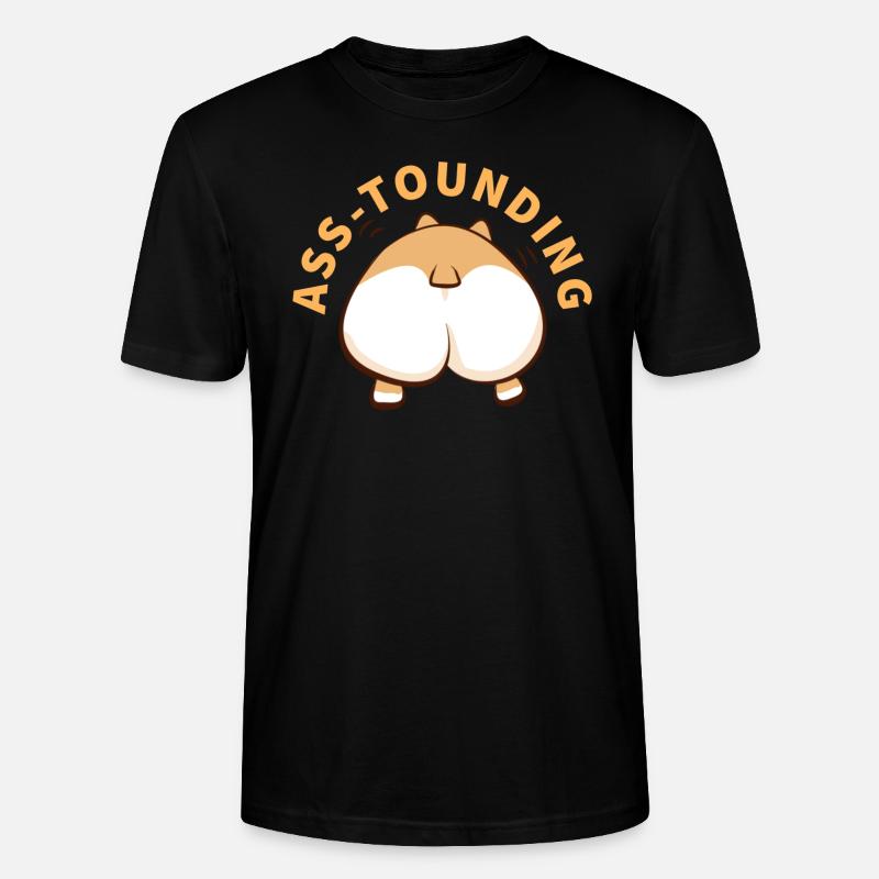 Corgi-Tounding - Stanley/Stella Unisex Bio-T-Shirt CRAFTER - Schwarz