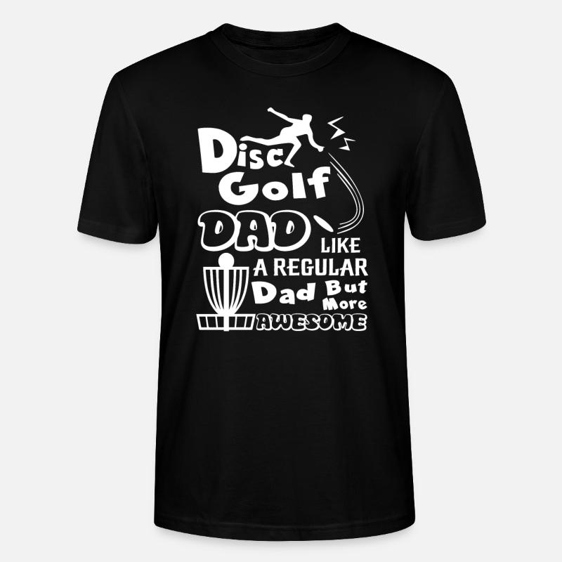 Discgolf Super Papa Discgolf - T-shirt bio CRAFTER Stanley Stella Unisexe - noir