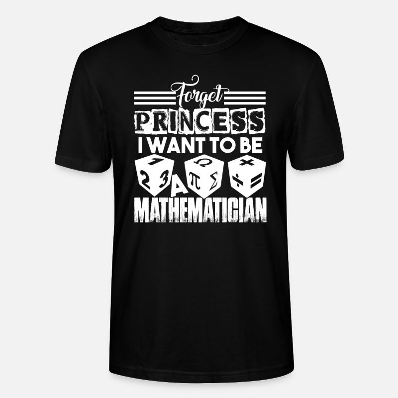 Mathematiker will Mathematiker werden - Stanley/Stella Unisex Bio-T-Shirt CRAFTER - Schwarz