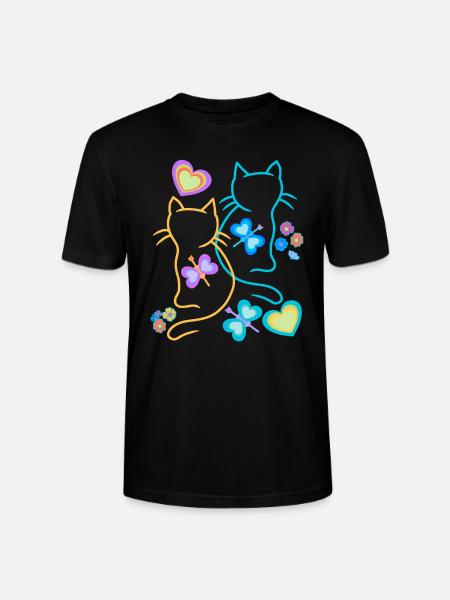 Chat Chats Chaton - T-shirt bio CRAFTER Stanley Stella Unisexe - noir