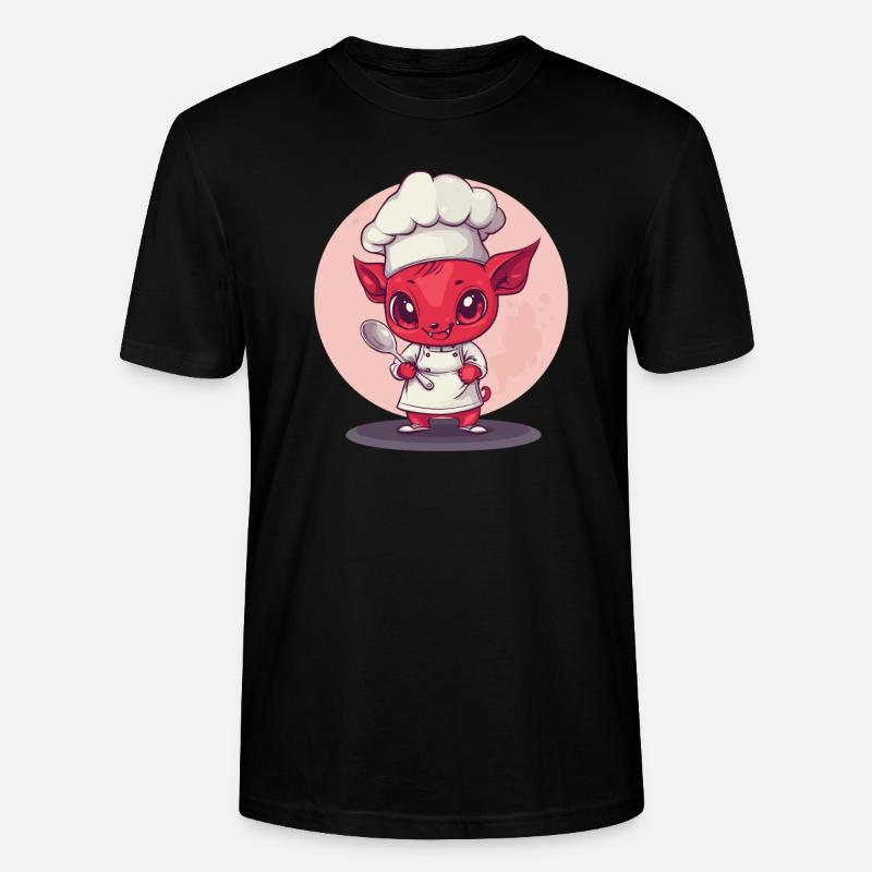 Teuflischer Chefkoch - Stanley/Stella Unisex Bio-T-Shirt CRAFTER - Schwarz