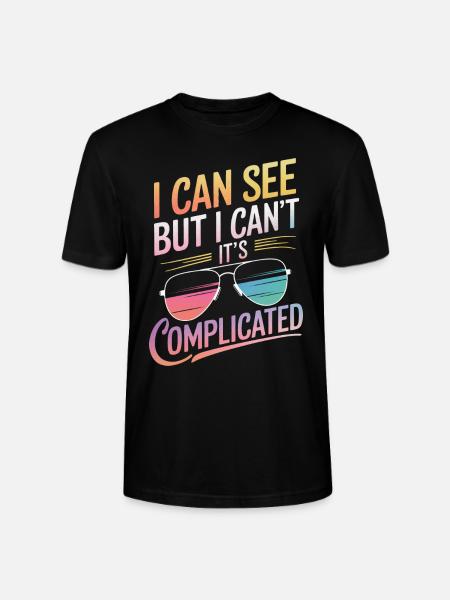 Blind blindness Visually impaired people - Stanley/Stella CRAFTER Unisex Organic T-Shirt - black