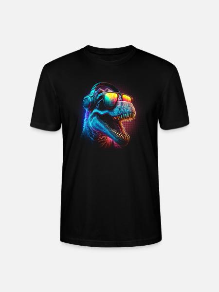Rad Rex - Stanley/Stella Unisex Bio-T-Shirt CRAFTER - Schwarz