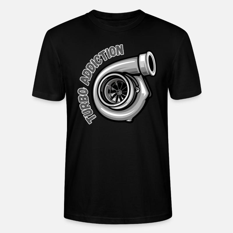 Dépendance à la turbe - T-shirt bio CRAFTER Stanley Stella Unisexe - noir
