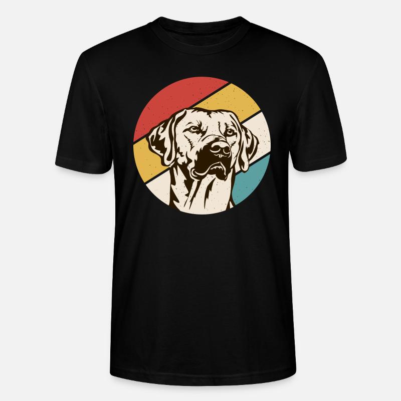 Rhodesian Ridgeback Hund - Stanley/Stella Unisex Bio-T-Shirt CRAFTER - Schwarz