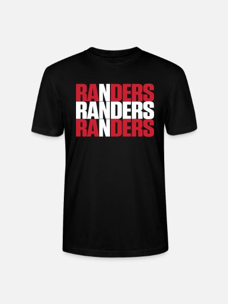 Drapeau Randers Danemark - T-shirt bio CRAFTER Stanley Stella Unisexe - noir