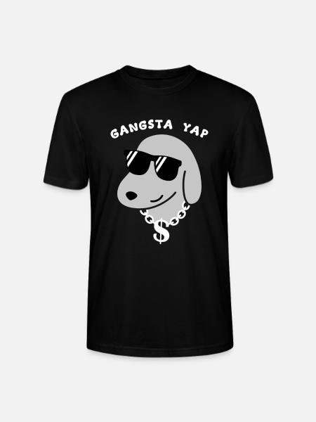 Gangsta Yap - Stanley/Stella CRAFTER Unisex Organic T-Shirt - black
