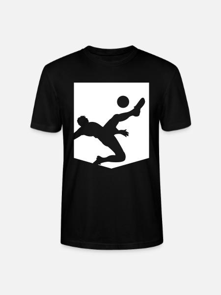 Simple football - Stanley/Stella CRAFTER Unisex Organic T-Shirt - black