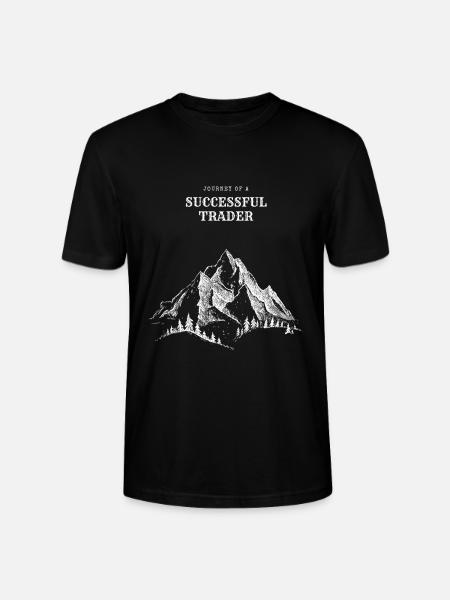 Journey of a Successful Trader - Stanley/Stella CRAFTER Unisex Organic T-Shirt - black