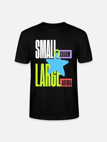 Sternanhänger – Small Charm Large Agenda - Stanley/Stella Unisex Bio-T-Shirt CRAFTER - Schwarz