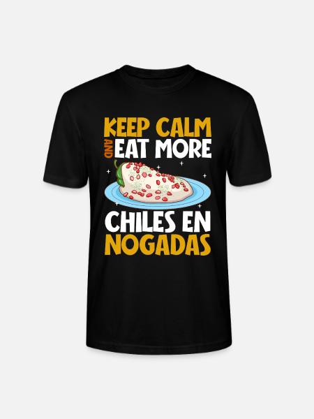 Keep Calm - Chiles en Nogada - Stanley/Stella Unisex Bio-T-Shirt CRAFTER - Schwarz