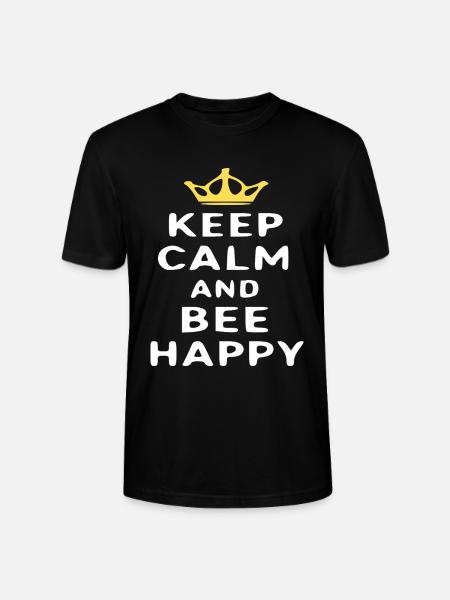 Königliche Bienenfreude - Stanley/Stella Unisex Bio-T-Shirt CRAFTER - Schwarz