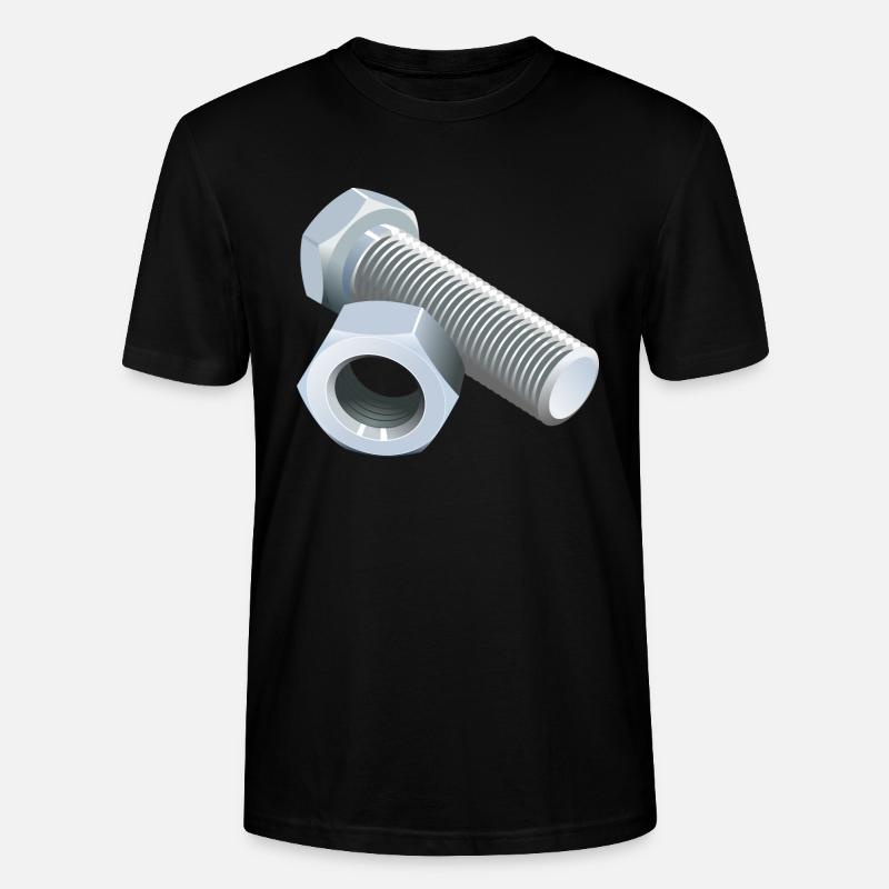 Schraube - Stanley/Stella Unisex Bio-T-Shirt CRAFTER - Schwarz