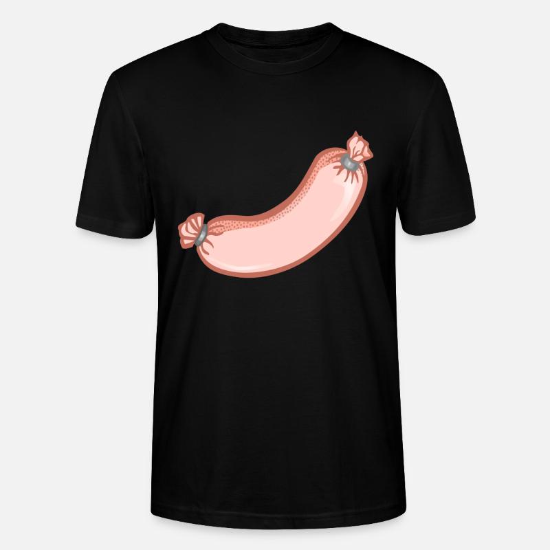 Wurst,esse,würstchen - Stanley/Stella Unisex Bio-T-Shirt CRAFTER - Schwarz