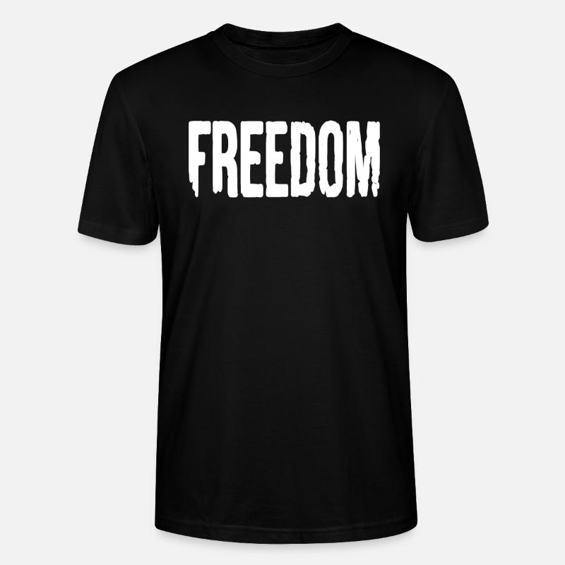 Freedom - Stanley/Stella Unisex Bio-T-Shirt CRAFTER - Schwarz