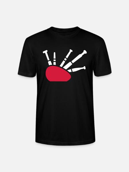 Dudelsack - Stanley/Stella Unisex Bio-T-Shirt CRAFTER - Schwarz