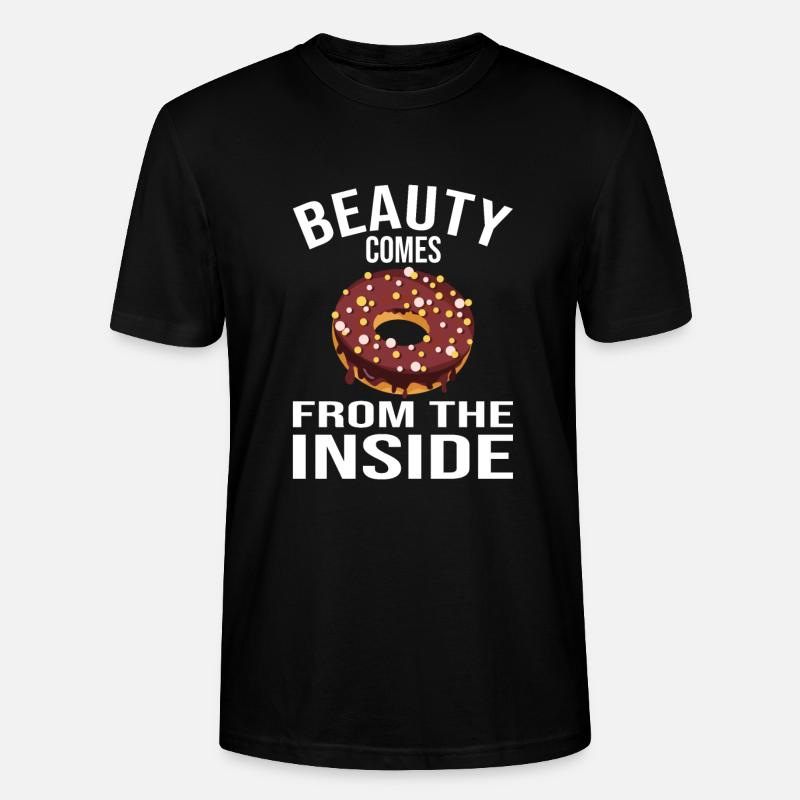 Baking Donut Cake - Stanley/Stella CRAFTER Unisex Organic T-Shirt - black