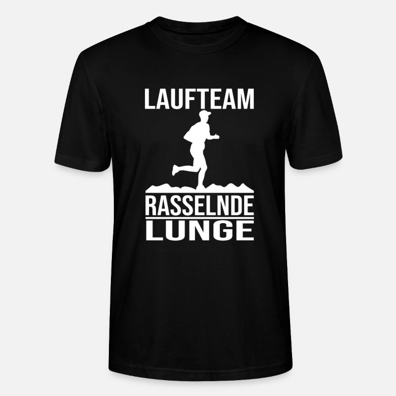 Courir - T-shirt bio CRAFTER Stanley Stella Unisexe - noir