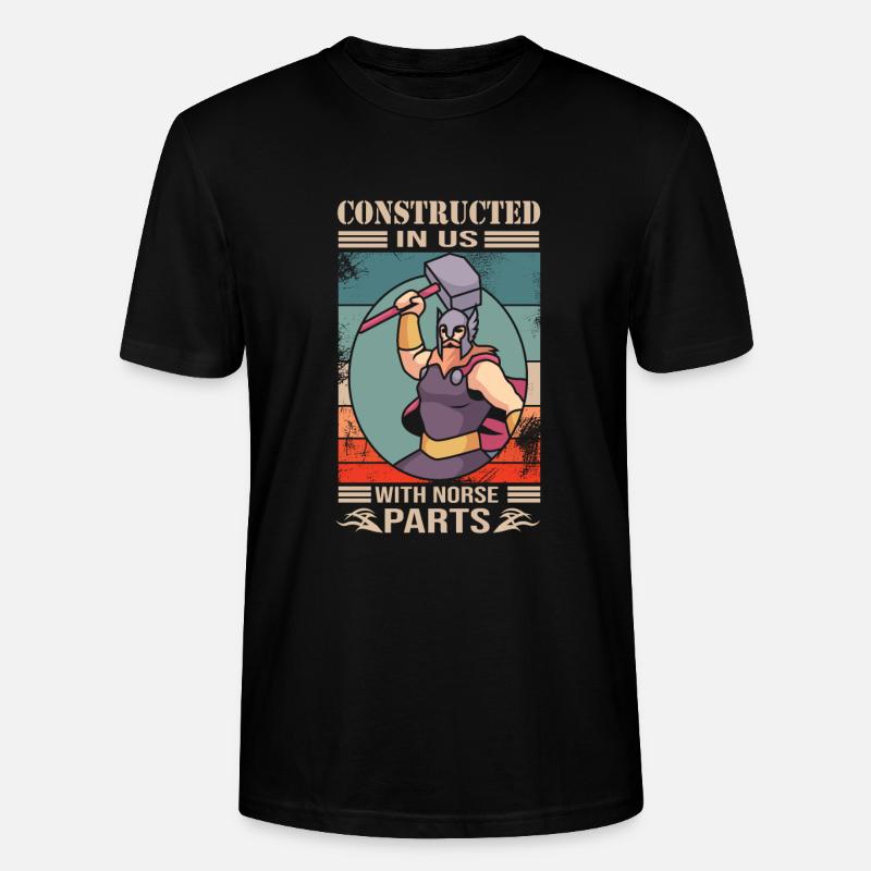 Viking - T-shirt bio CRAFTER Stanley Stella Unisexe - noir