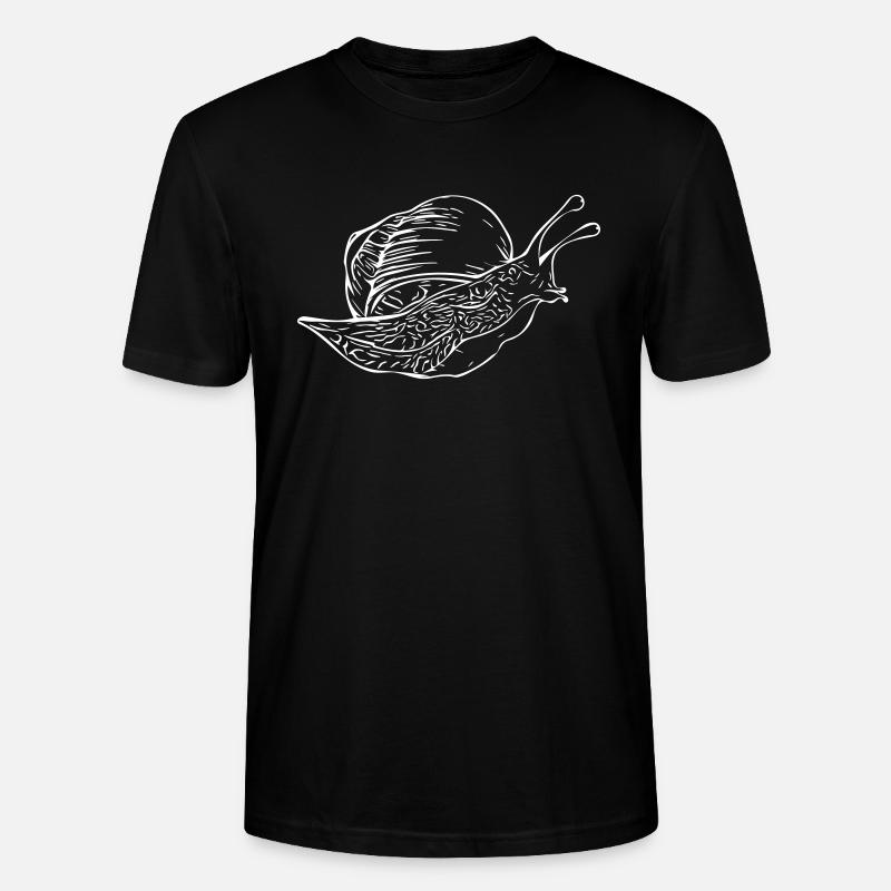 Schnecke - Stanley/Stella Unisex Bio-T-Shirt CRAFTER - Schwarz