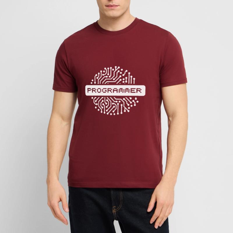 Programmation programmation geek Geek T-shirt bio CRAFTER Stanley Stella Unisexe