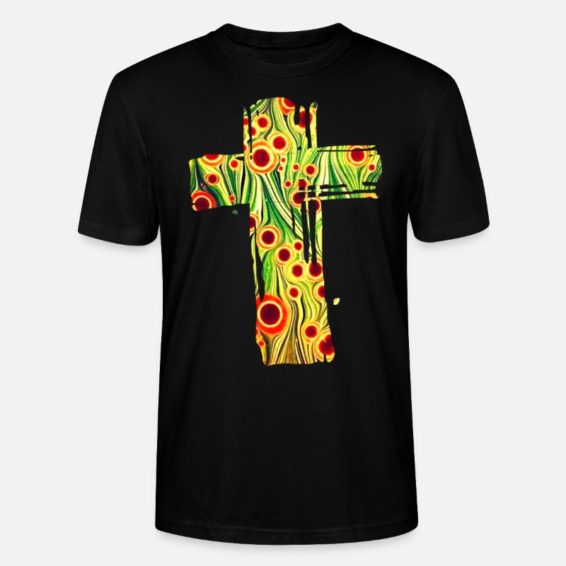 croix 11 e 110 - T-shirt bio CRAFTER Stanley Stella Unisexe - noir