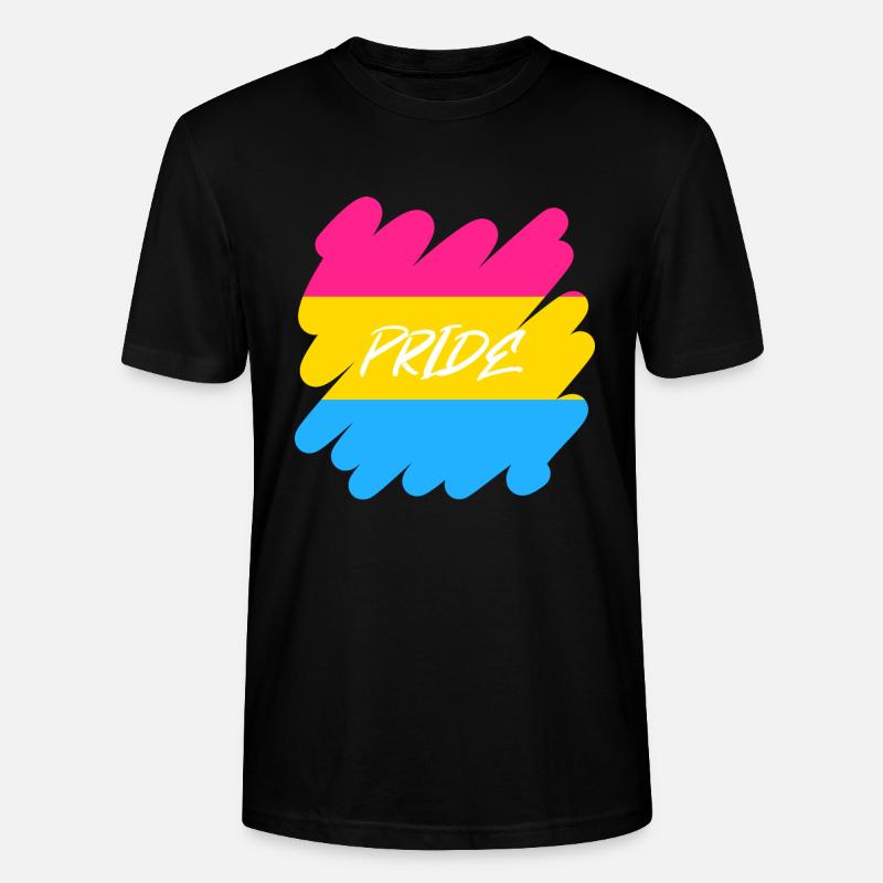 Pan Pride - Pride - T-shirt bio CRAFTER Stanley Stella Unisexe - noir