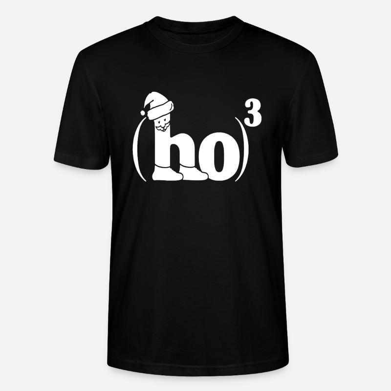 Chemise de Noël Math - T-shirt bio CRAFTER Stanley Stella Unisexe - noir