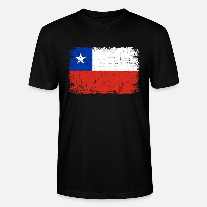 Chile - Stanley/Stella Unisex Bio-T-Shirt CRAFTER - Schwarz