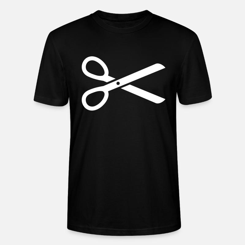 Ciseaux - T-shirt bio CRAFTER Stanley Stella Unisexe - noir
