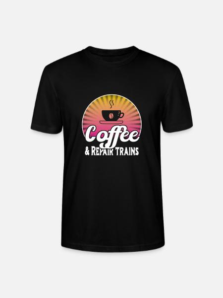 Train mechanic - Stanley/Stella CRAFTER Unisex Organic T-Shirt - black