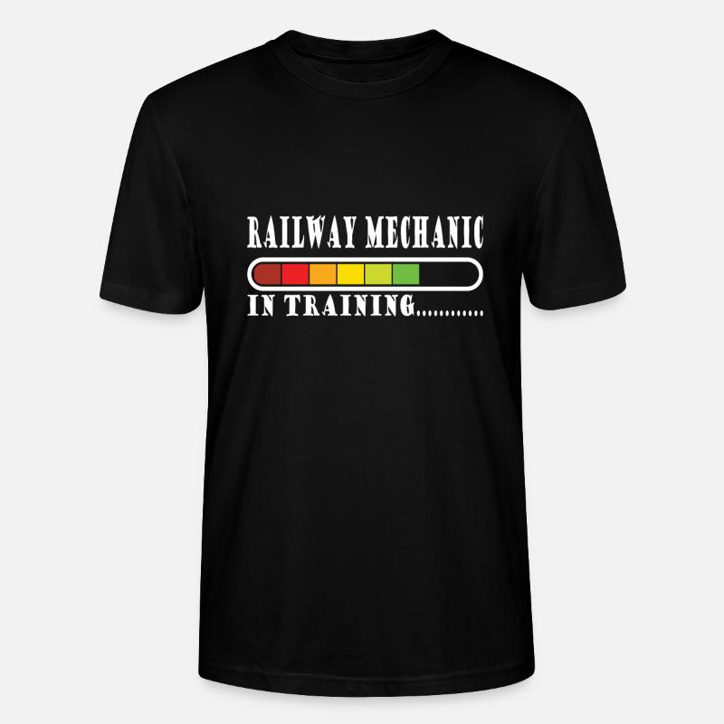 Mécanicien de train - T-shirt bio CRAFTER Stanley Stella Unisexe - noir