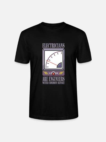 Elektriker - Stanley/Stella Unisex Bio-T-Shirt CRAFTER - Schwarz