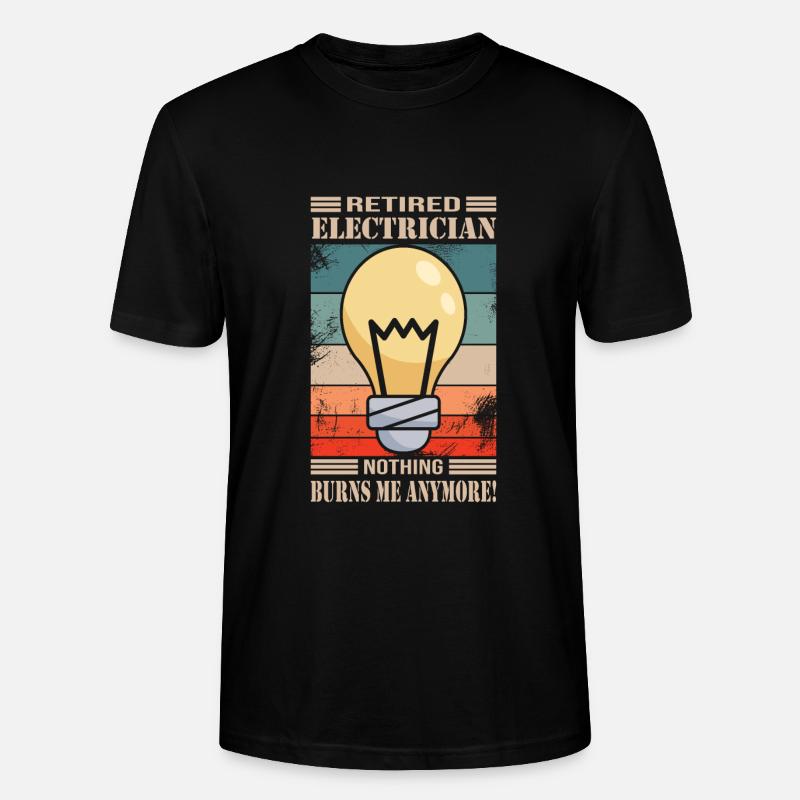 Elektriker - Stanley/Stella Unisex Bio-T-Shirt CRAFTER - Schwarz