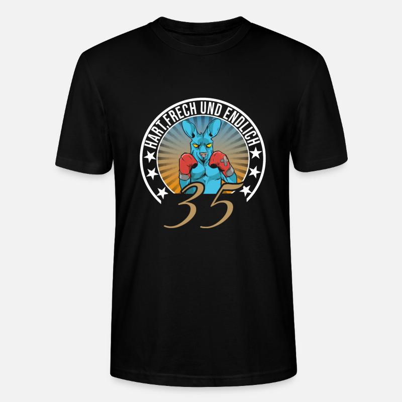 35. Geburtstag - Stanley/Stella Unisex Bio-T-Shirt CRAFTER - Schwarz