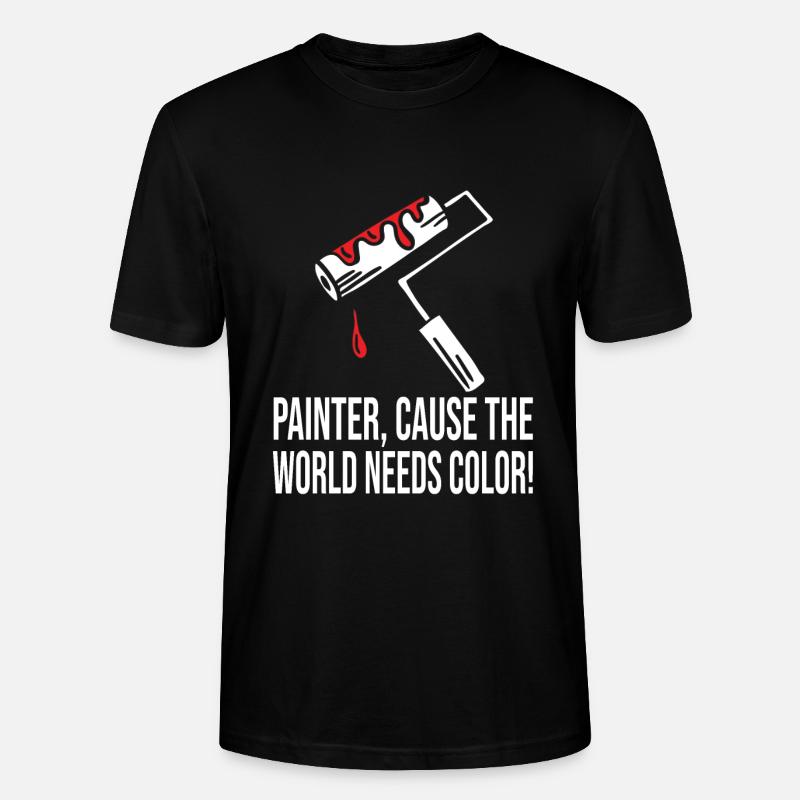 Painter - Stanley/Stella CRAFTER Unisex Organic T-Shirt - black