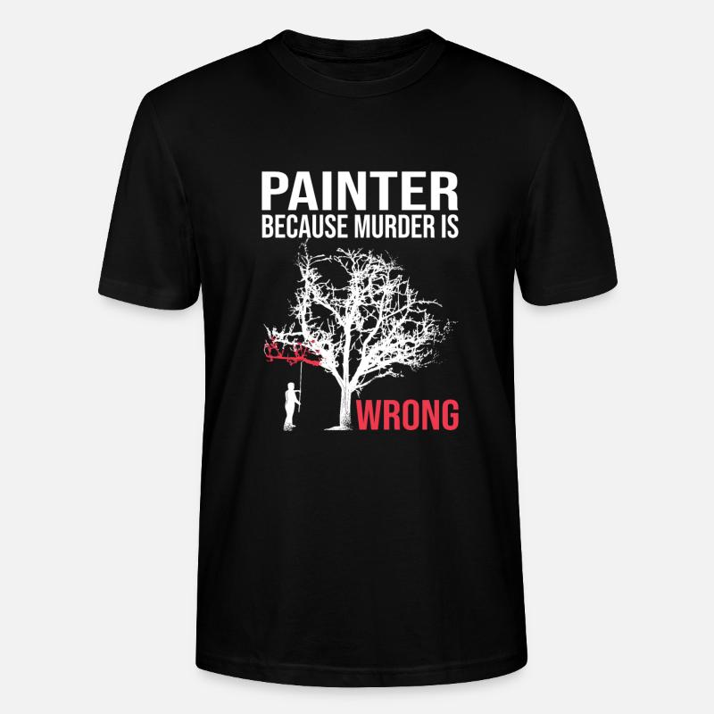 Painter - Stanley/Stella CRAFTER Unisex Organic T-Shirt - black