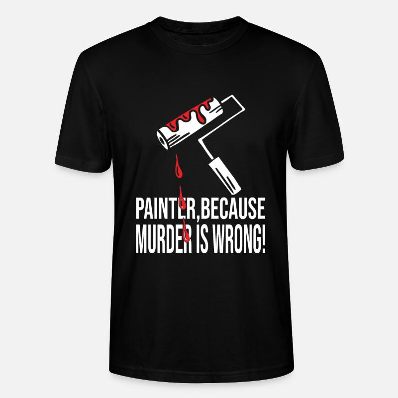 Painter - Stanley/Stella CRAFTER Unisex Organic T-Shirt - black