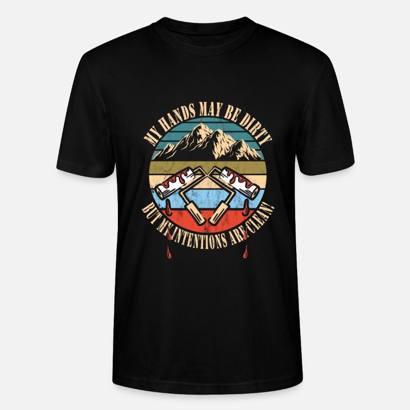 Painter - Stanley/Stella CRAFTER Unisex Organic T-Shirt - black