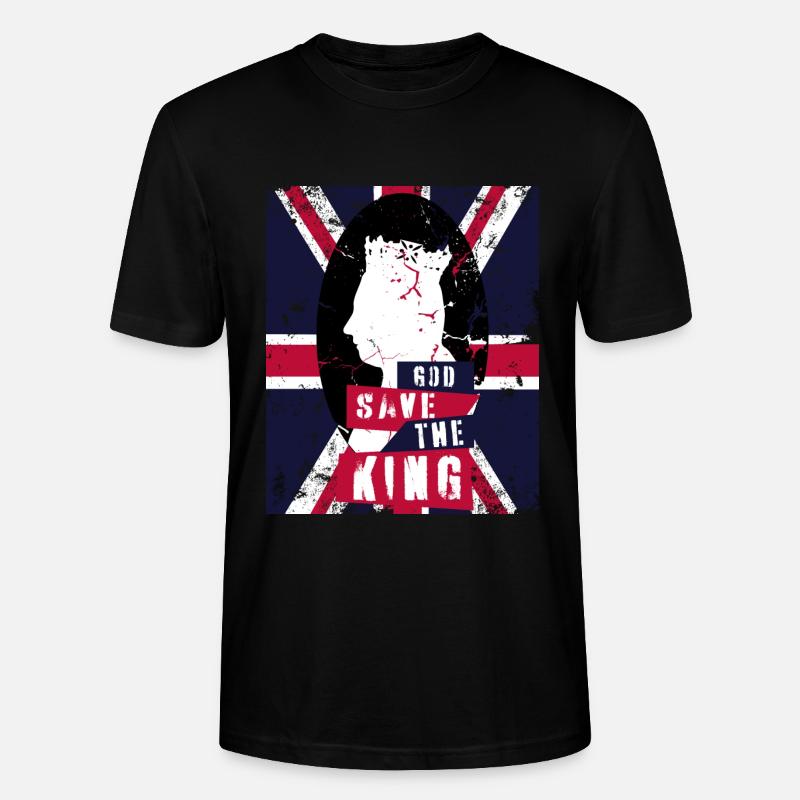 God save the King - Stanley/Stella Unisex Bio-T-Shirt CRAFTER - Schwarz