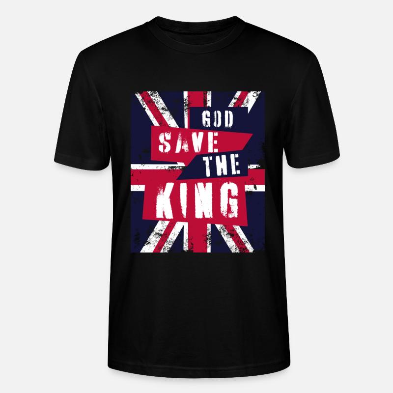 God save the King - Stanley/Stella Unisex Bio-T-Shirt CRAFTER - Schwarz