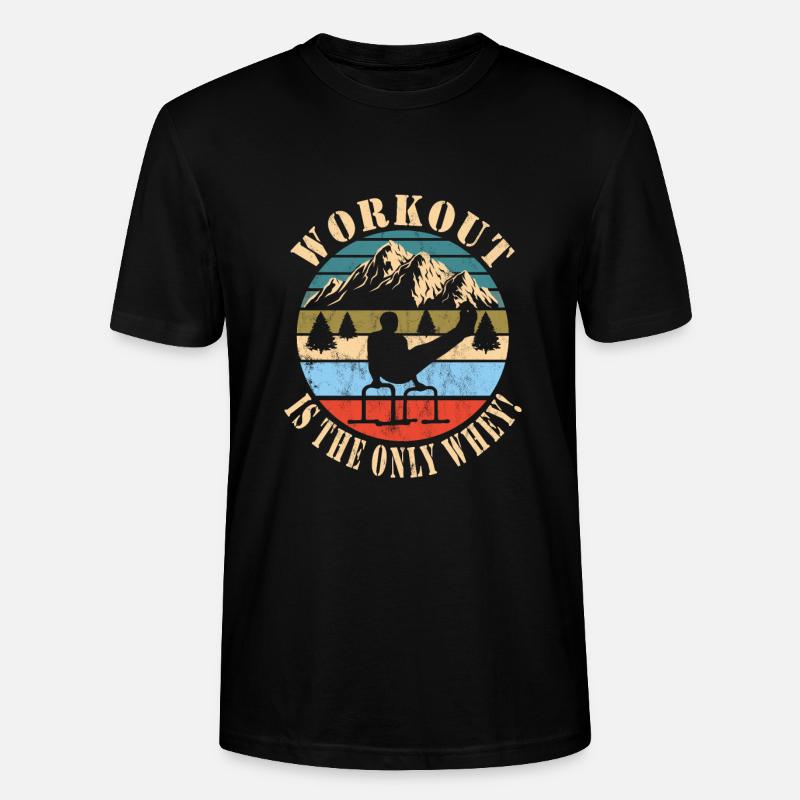 Circuit training - Stanley/Stella CRAFTER Unisex Organic T-Shirt - black