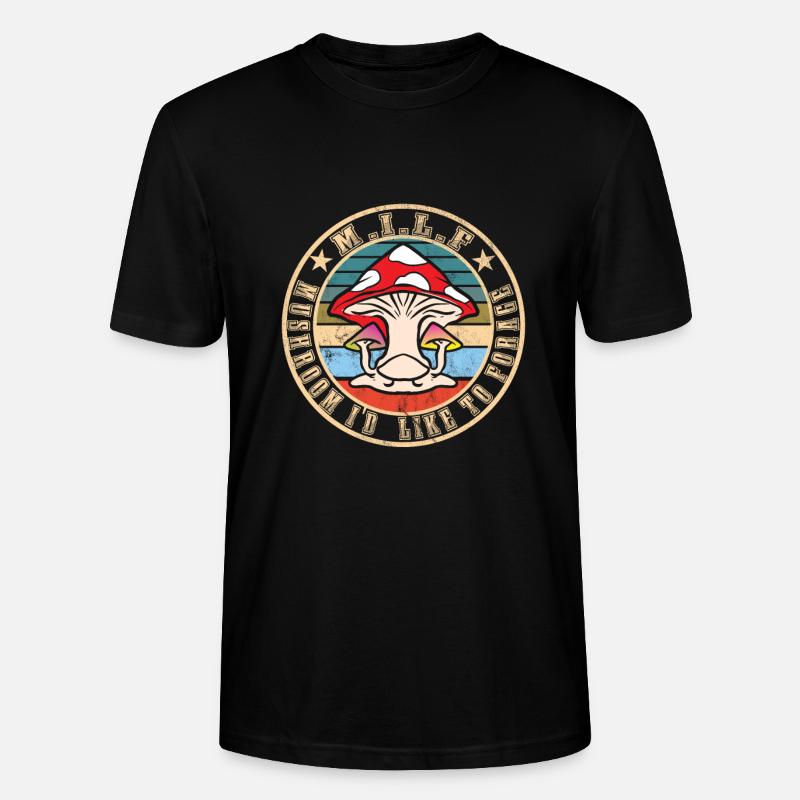 Cueillette de champignons - T-shirt bio CRAFTER Stanley Stella Unisexe - noir