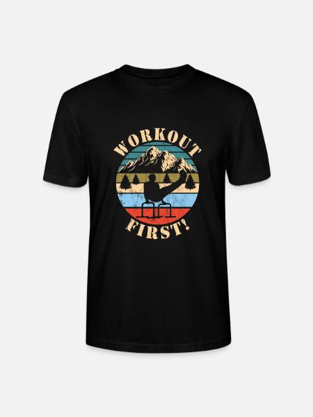Circuit training - Stanley/Stella CRAFTER Unisex Organic T-Shirt - black